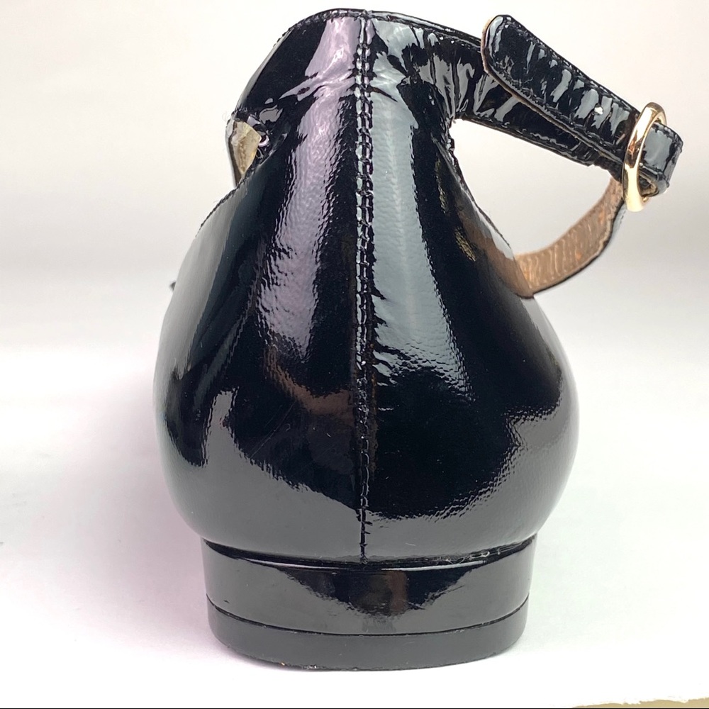 Ballet Flats, Ankle Strap, Comfort Sole, Genuine Patent Leather, by Me Too, GUC - Picture 4 of 14